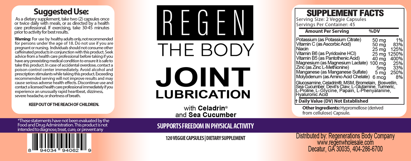 JOINT LUBRICATION