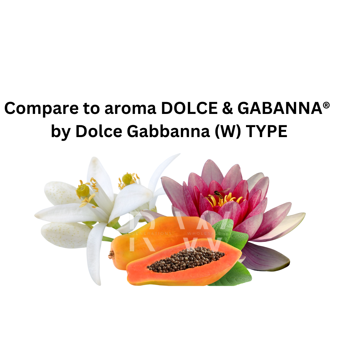 Compare to aroma Dolce Gabbana(W) by Dolce & Gabbana ® ~ Body Oil Type