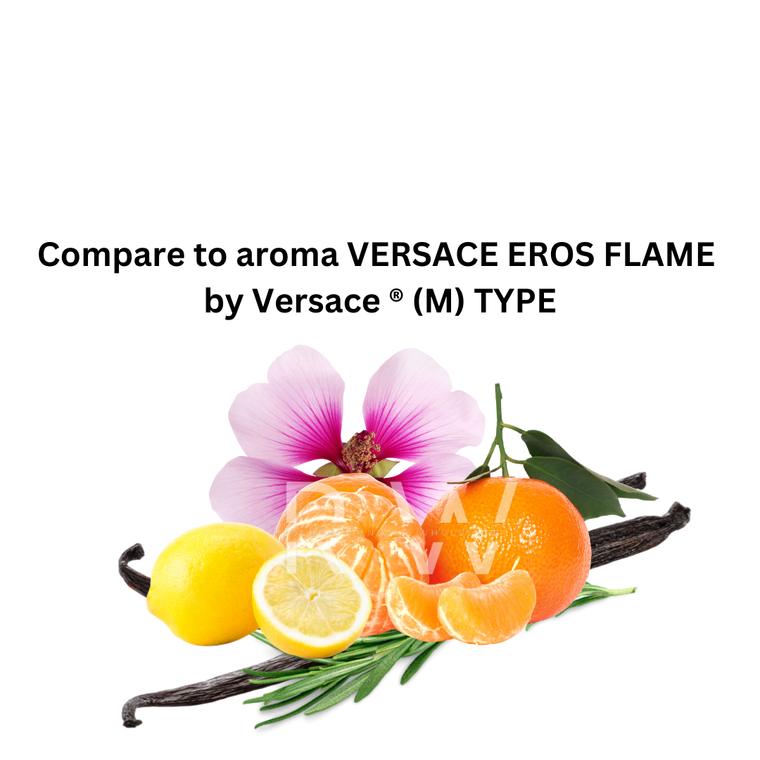 Compare to aroma Versace Eros Flame (M) by Versace ® ~ Body Oil Type (Wholesale)