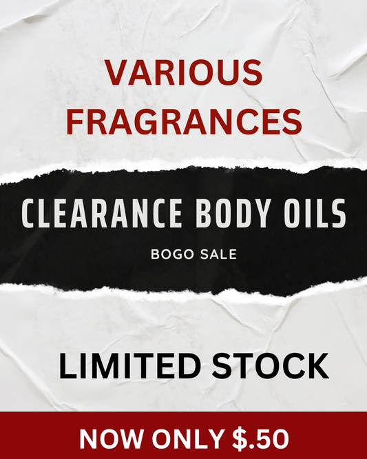1/3 OZ ROLL ONS -CLEARANCE  BODY OILS --now $.50!! - REGEN THE BODY