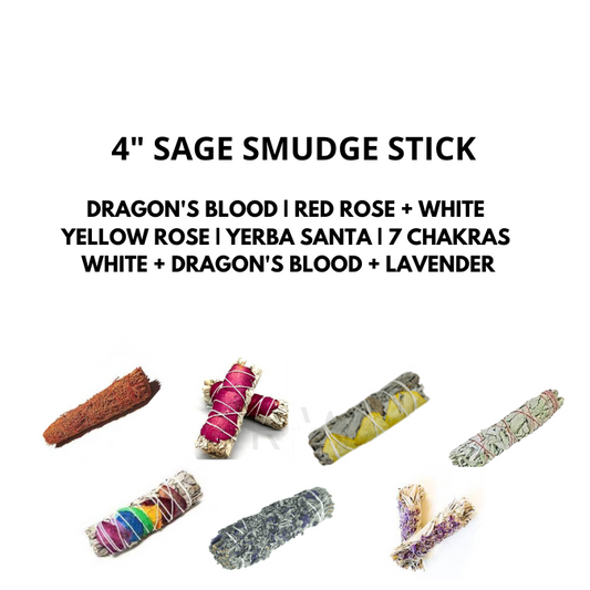 4" Variety Smudge Sage Sticks (Retail) - REGEN THE BODY