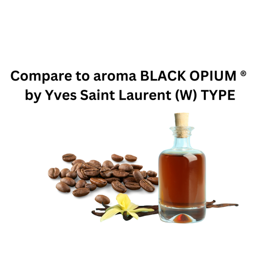 Compare aroma to Black Opium (W)  ® by Yves Saint Laurent ~ Body Oil Type (Wholesale)