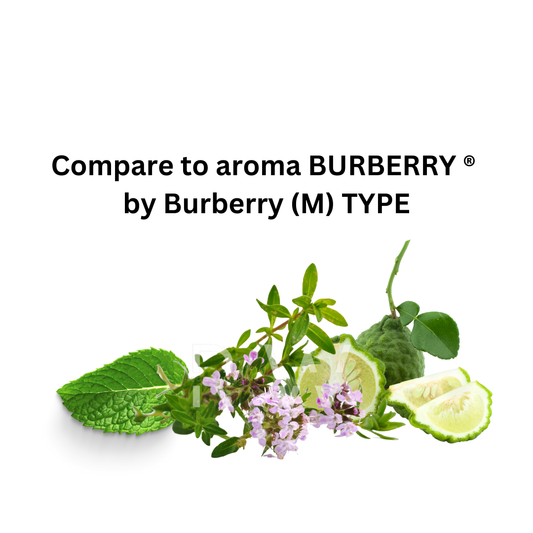 Compare to aroma Burberry (M) by Burberry ®  ~ Body Oil Type (Wholesale)