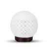 White Pottery Round Aroma Ultrasonic Diffuser -100ml (EDF-37)