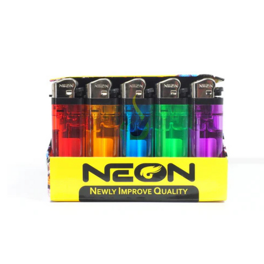 Neon Gas Lighters (2CT)- Retail